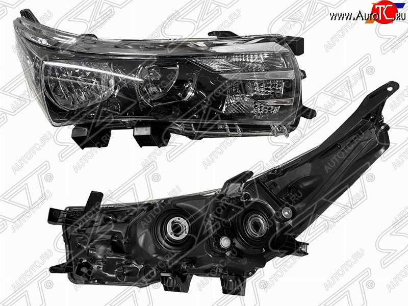 7 549 р. Правая фара SAT (галоген, без ДХО)  Toyota Corolla  E180 (2013-2016) дорестайлинг  с доставкой в г. Керчь