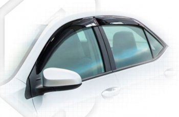 Дефлектора окон CA-Plastic Toyota Corolla E180 дорестайлинг (2013-2016)