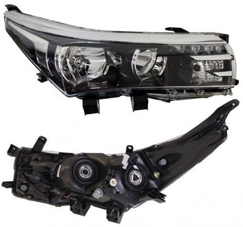 Правая фара SAT (диодная) Toyota Corolla  E180 (2013-2016) дорестайлинг
