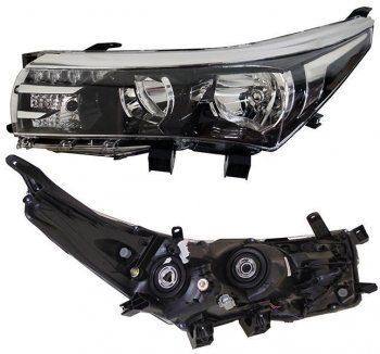 Левая фара SAT (диодная) Toyota Corolla ( E170,  E180) (2012-2016) дорестайлинг