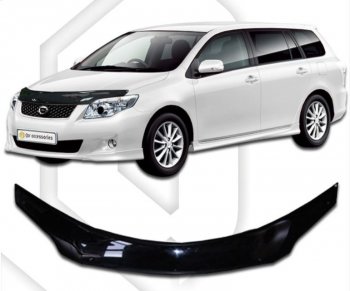 Дефлектор капота CA-Plastiс Toyota Corolla Fielder  E140 (2006-2012) универсал дорестайлинг, универсал рестайлинг