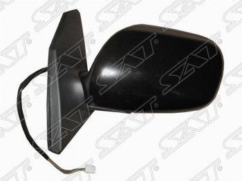 Левое боковое зеркало заднего вида SAT (обогрев, 5 контактов) Toyota Corolla  E120 (2000-2004) седан дорестайлинг, универсал дорестайлинг, хэтчбек 5 дв. дорестайлинг