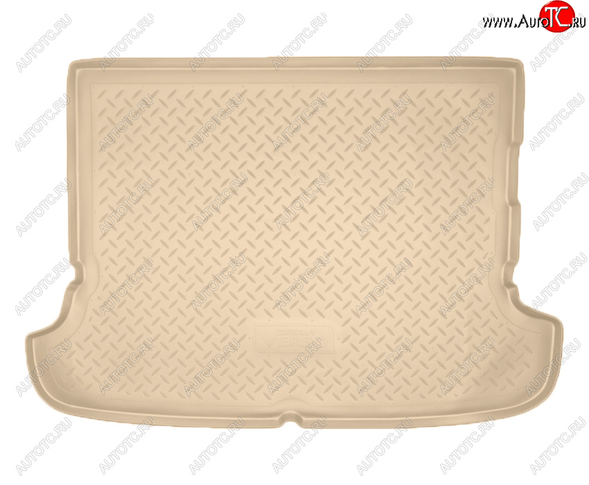 2 199 р. Коврик багажника Norplast Unidec  Toyota Corolla Verso  AR10 (2004-2009) (Цвет: бежевый)  с доставкой в г. Керчь