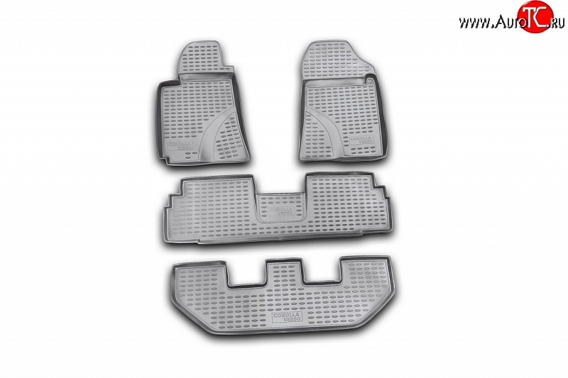 2 659 р. Коврики в салон Element 4 шт. (полиуретан) Toyota Corolla Verso AR10 (2004-2009)  с доставкой в г. Керчь