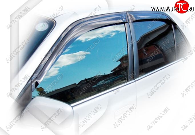 1 999 р. Дефлектора окон CA-Plastic  Toyota Corona Premio  T210 (1996-1997) дорестайлинг (Classic полупрозрачный, Без хром.молдинга, Крепление только на скотч)  с доставкой в г. Керчь