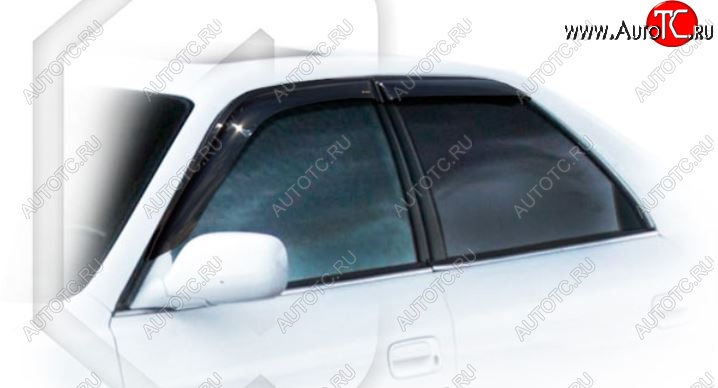 1 999 р. Дефлектора окон CA-Plastiс Toyota Cresta X100 дорестайлинг (1996-1998) (Classic полупрозрачный, Без хром.молдинга)  с доставкой в г. Керчь