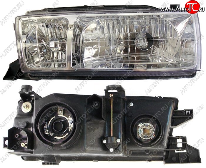5 649 р. Левая фара SAT (хрусталь)  Toyota Cresta  X90 (1992-1996)  с доставкой в г. Керчь