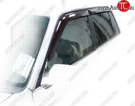 1 999 р. Дефлектора окон CA-Plastic (увеличенная задняя дверь)  Toyota Crown  XS10 (1995-2017) седан (Classic полупрозрачный, Без хром.молдинга)  с доставкой в г. Керчь