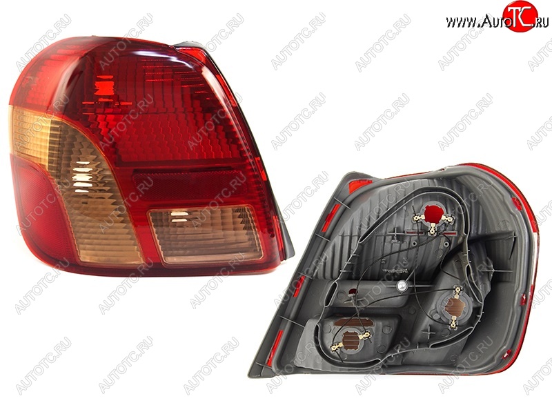 2 969 р. Левый фонарь SAT  Toyota Echo  XP10 (1999-2002) седан дорестайлинг  с доставкой в г. Керчь