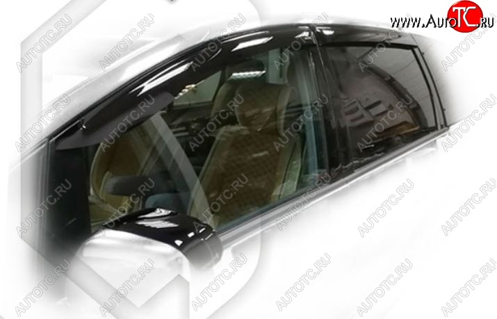2 079 р. Дефлектора окон CA-Plastic Toyota Estima AHR10,XR30, XR40 (2000-2006) (Classic полупрозрачный, Без хром.молдинга)  с доставкой в г. Керчь