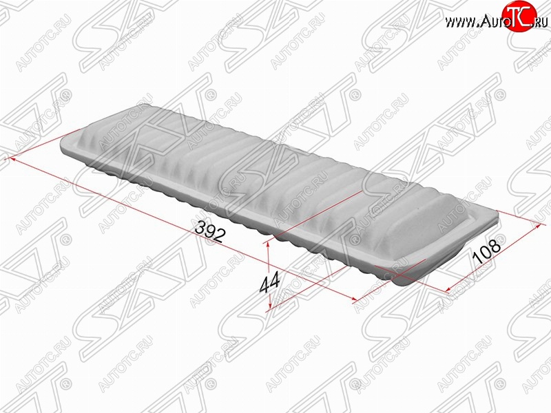 389 р. Фильтр воздушный двигателя SAT (392х108х44 mm)  Toyota Estima  AHR20,XR50 - Vellfire  с доставкой в г. Керчь