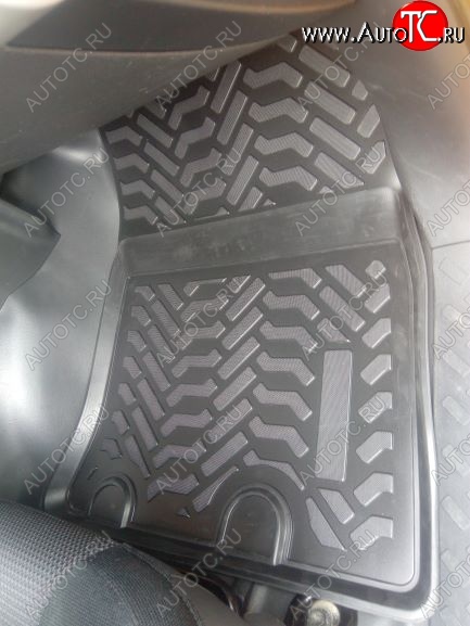 1 829 р. Коврики салона Aileron (с подпятником)  Toyota FJ-Cruiser (2006-2018)  с доставкой в г. Керчь
