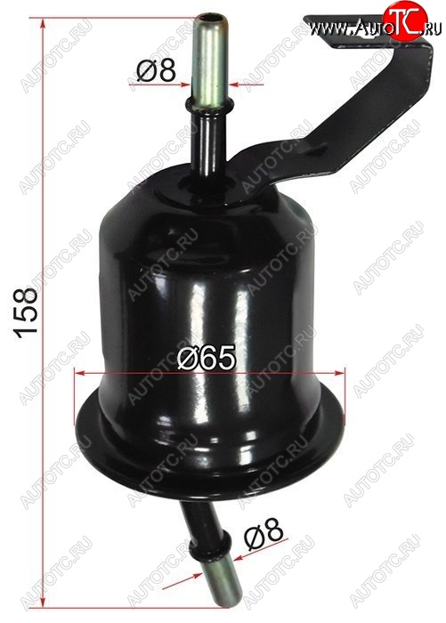 459 р. Топливный фильтр (2TRFE) SAT  Toyota Fortuner  AN50/AN60 - Hilux  AN10,AN20  с доставкой в г. Керчь