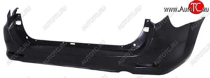 9 599 р. Бампер задний SAT  Toyota Fortuner  AN50/AN60 (2011-2015) 2-ой рестайлинг (Неокрашенный)  с доставкой в г. Керчь