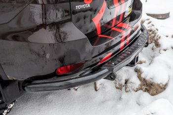 50 259 р. Бампер силовой задний РИФ  Toyota Fortuner  AN160 (2015-2025) дорестайлинг, рестайлинг (С квадратом под фаркоп)  с доставкой в г. Керчь. Увеличить фотографию 6