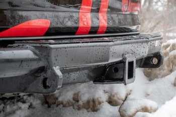 50 259 р. Бампер силовой задний РИФ  Toyota Fortuner  AN160 (2015-2025) дорестайлинг, рестайлинг (С квадратом под фаркоп)  с доставкой в г. Керчь. Увеличить фотографию 8