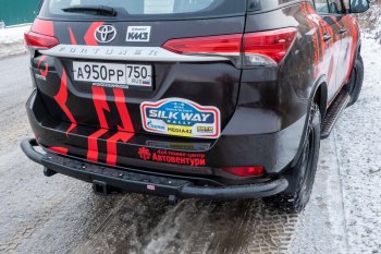 50 259 р. Бампер силовой задний РИФ  Toyota Fortuner  AN160 (2015-2025) дорестайлинг, рестайлинг (С квадратом под фаркоп)  с доставкой в г. Керчь. Увеличить фотографию 11