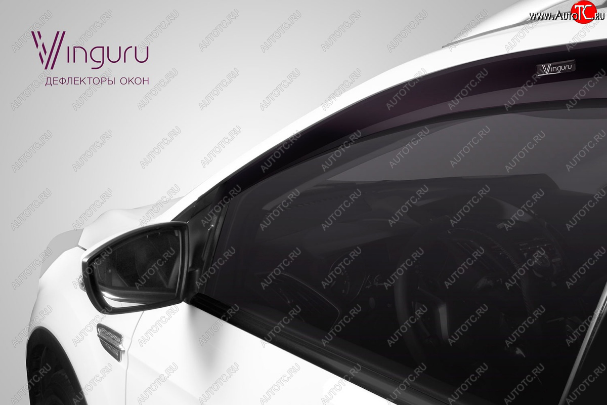 3 399 р. Дефлекторы окон Vinguru Toyota Fortuner AN160 дорестайлинг (2015-2020)  с доставкой в г. Керчь