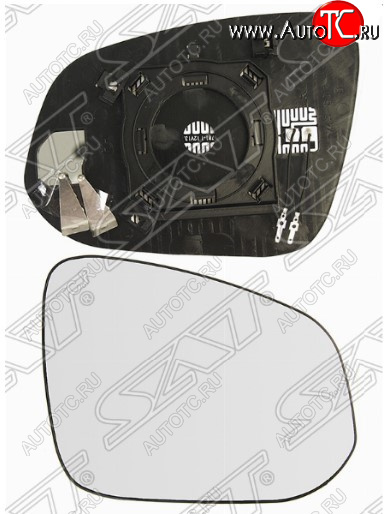 1 069 р. Правое полотно зеркала SAT (сферическое с обогревом) Toyota RAV4 XA40 5 дв. дорестайлинг (2012-2015)  с доставкой в г. Керчь