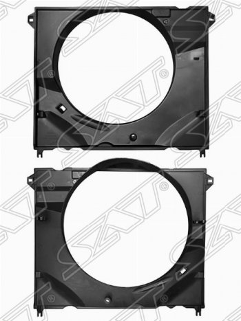 Диффузор радиатора SAT (2KDFTV / 1 / 2GDFTV) Toyota Hilux AN120 дорестайлинг (2016-2020)