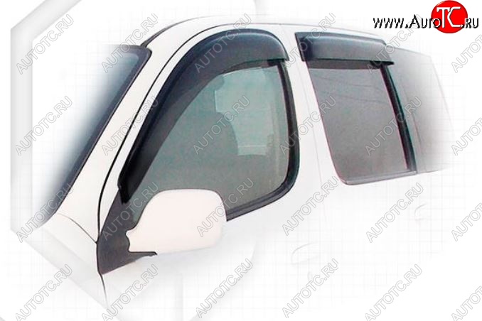 1 899 р. Дефлектора окон CA-Plastiс  Toyota Funcargo (1999-2005) дорестайлинг, рестайлинг (Classic полупрозрачный, Без хром.молдинга)  с доставкой в г. Керчь