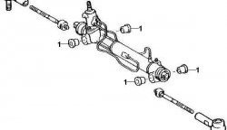 3 899 р. Полиуретановый сайлентблок рулевой рейки Точка Опоры Toyota Harrier XU30 (2003-2013)  с доставкой в г. Керчь. Увеличить фотографию 2