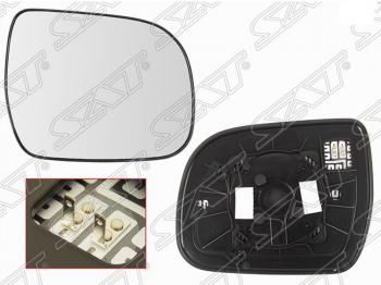 Правое полотно зеркала SAT (с обогревом) Toyota Highlander XU40 дорестайлинг (2007-2010)
