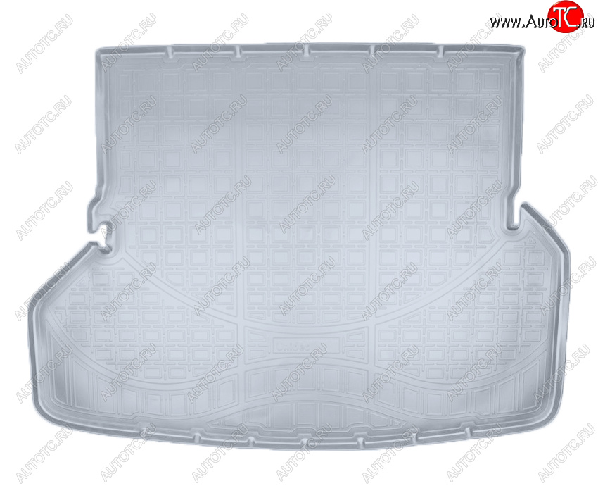 2 499 р. Коврик багажника Norplast Unidec (7 мест)  Toyota Highlander  XU40 (2010-2013) рестайлинг (Цвет: серый)  с доставкой в г. Керчь