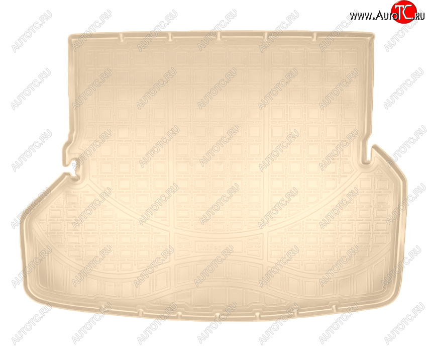 2 499 р. Коврик багажника Norplast Unidec (7 мест)  Toyota Highlander  XU40 (2010-2013) рестайлинг (Цвет: бежевый)  с доставкой в г. Керчь
