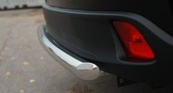 16 249 р. Защита заднего бампера (Ø63 мм, нержавейка) SLITKOFF  Toyota Highlander  XU50 (2013-2017) дорестайлинг  с доставкой в г. Керчь. Увеличить фотографию 4