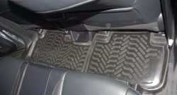1 999 р. Коврики в салон (5 мест) Aileron 4 шт. (полиуретан)  Toyota Highlander  XU50 (2013-2017) дорестайлинг  с доставкой в г. Керчь. Увеличить фотографию 2