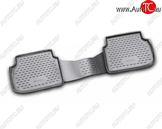 1 469 р. Коврики в салон (3-й ряд) Element-Autofamily 1 шт. (полиуретан) Toyota Highlander XU50 дорестайлинг (2013-2017)  с доставкой в г. Керчь