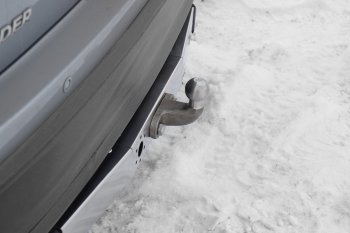 16 389 р. Фаркоп PT GROUP /тип F/ с НЕРЖ накладкой TOYOTA Highlander 2013-2020 Toyota Highlander XU50 дорестайлинг (2013-2017)  с доставкой в г. Керчь. Увеличить фотографию 3