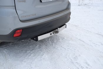 16 389 р. Фаркоп PT GROUP /тип F/ с НЕРЖ накладкой TOYOTA Highlander 2013-2020 Toyota Highlander XU50 дорестайлинг (2013-2017)  с доставкой в г. Керчь. Увеличить фотографию 4