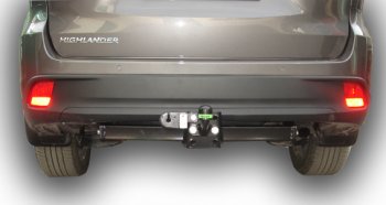 131 999 р. Фаркоп Лидер Плюс (съемный шар тип FC) Toyota Highlander XU50 дорестайлинг (2013-2017) (Без электропакета)  с доставкой в г. Керчь. Увеличить фотографию 2