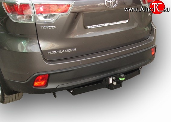 152 999 р. Фаркоп Лидер Плюс Toyota Highlander XU50 дорестайлинг (2013-2017) (Без электропакета)  с доставкой в г. Керчь