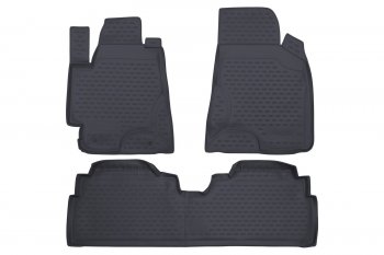 Коврики в салон Element 3 шт. (полиуретан) Toyota Highlander XU20 дорестайлинг (2000-2003)