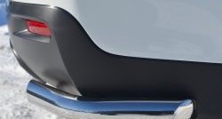 13 949 р. Защита заднего бампера (Ø63 мм уголки, нержавейка) SLITKOFF Toyota Highlander XU40 рестайлинг (2010-2013)  с доставкой в г. Керчь. Увеличить фотографию 3