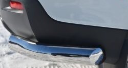 11 299 р. Защита заднего бампера (Ø76 мм уголки, нержавейка) SLITKOFF Toyota Highlander XU40 рестайлинг (2010-2013)  с доставкой в г. Керчь. Увеличить фотографию 3