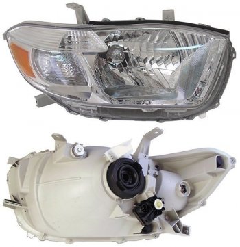 Правая фара SAT Toyota Highlander  XU40 (2007-2010) дорестайлинг