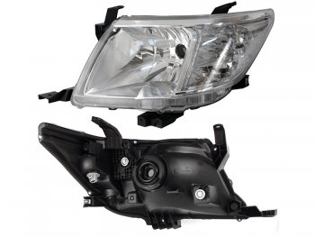 Левая фара VIGO SAT Toyota Hilux  AN20,AN30 (2011-2016)  2-ой рестайлинг