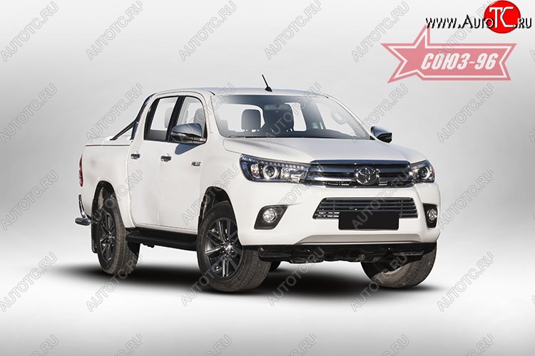 7 289 р. Декоративный элемент воздухозаборника Souz-96 (d16) Toyota Hilux AN120 дорестайлинг (2016-2020)  с доставкой в г. Керчь