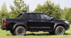 3 399 р. Брызговики под расширители колесных арок с выносом 25 мм RA Toyota Hilux AN120 дорестайлинг (2016-2020)  с доставкой в г. Керчь. Увеличить фотографию 3