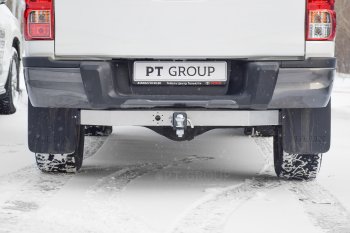 21 619 р. Фаркоп PT GROUP /съемный квадрат/с НЕРЖ накладкой TOYOTA Hilux 2015- /JAC T6 2015-/JAC T8 2023-/Sollers ST6 2023- JAC T8 Pickup Double Cab (2018-2023)  с доставкой в г. Керчь. Увеличить фотографию 4