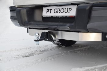 21 619 р. Фаркоп PT GROUP /съемный квадрат/с НЕРЖ накладкой TOYOTA Hilux 2015- /JAC T6 2015-/JAC T8 2023-/Sollers ST6 2023- JAC T8 Pickup Double Cab (2018-2023)  с доставкой в г. Керчь. Увеличить фотографию 6