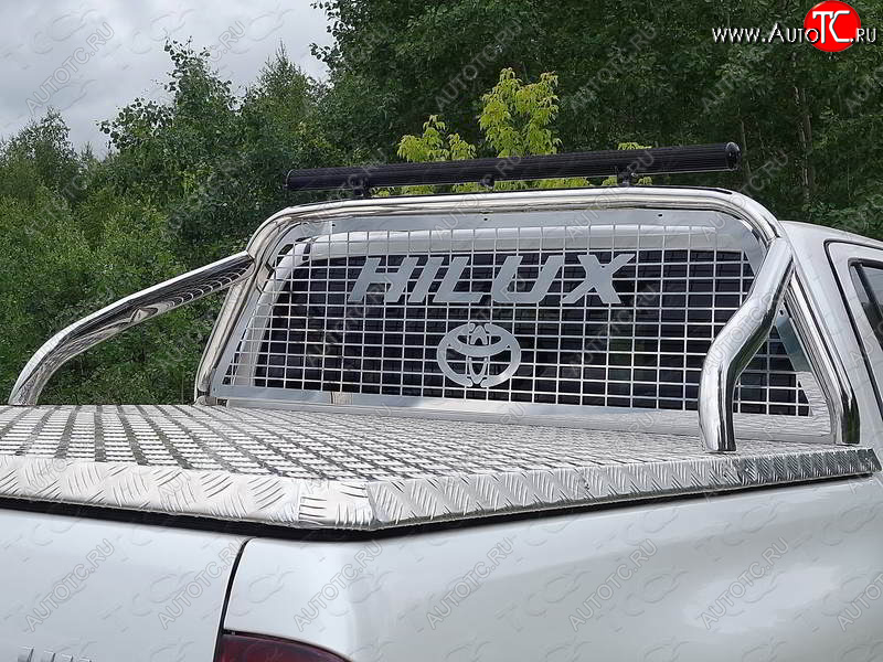74 999 р. Крышка багажника (алюминий) TCC  Toyota Hilux  AN120 (2020-2025) 2-ой рестайлинг  с доставкой в г. Керчь