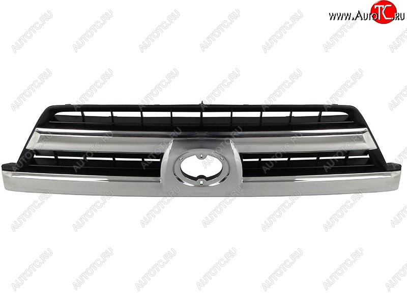 8 799 р. Решётка радиатора (черная с хромом) SAT  Toyota Hilux Surf  N210 (2002-2005) дорестайлинг  с доставкой в г. Керчь