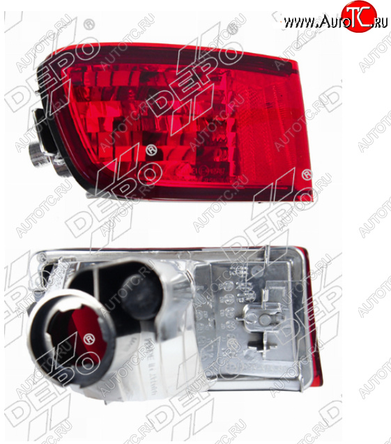1 599 р. Левый фонарь в задний бампер DEPO Toyota Land Cruiser Prado J120 (2002-2009)  с доставкой в г. Керчь