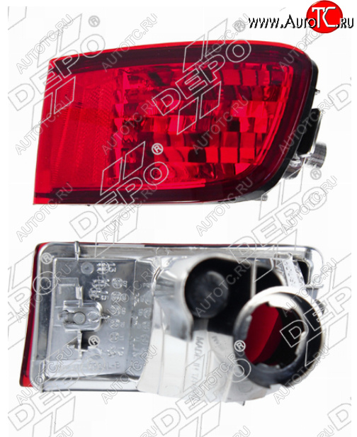 1 599 р. Правый фонарь в задний бампер DEPO Toyota Land Cruiser Prado J120 (2002-2009)  с доставкой в г. Керчь