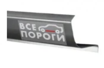 Правый металлический ремонтный порог (полнопрофильный) VSEPOROGI Toyota Hilux Surf  N210 (2002-2009) дорестайлинг, рестайлинг